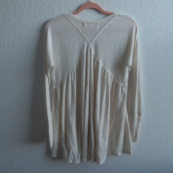 Free People We The Free Cream Thermal Size Small - Picture 7 of 8